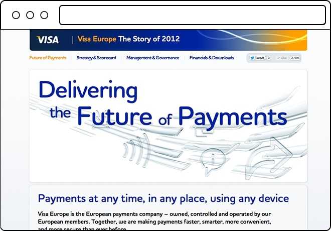 Visa Europe Annual Report 2012 Slider-1